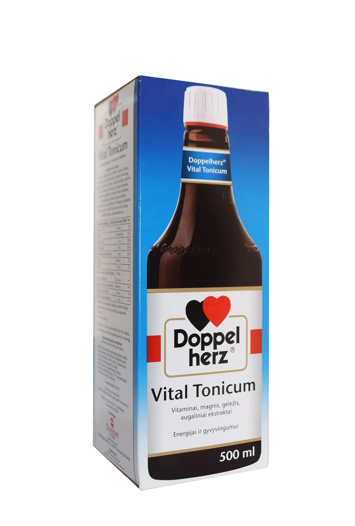 DOPPELHERZ VITAL TONIKUM 500ML (ALKOHOLIVABA) - Tootepilt 