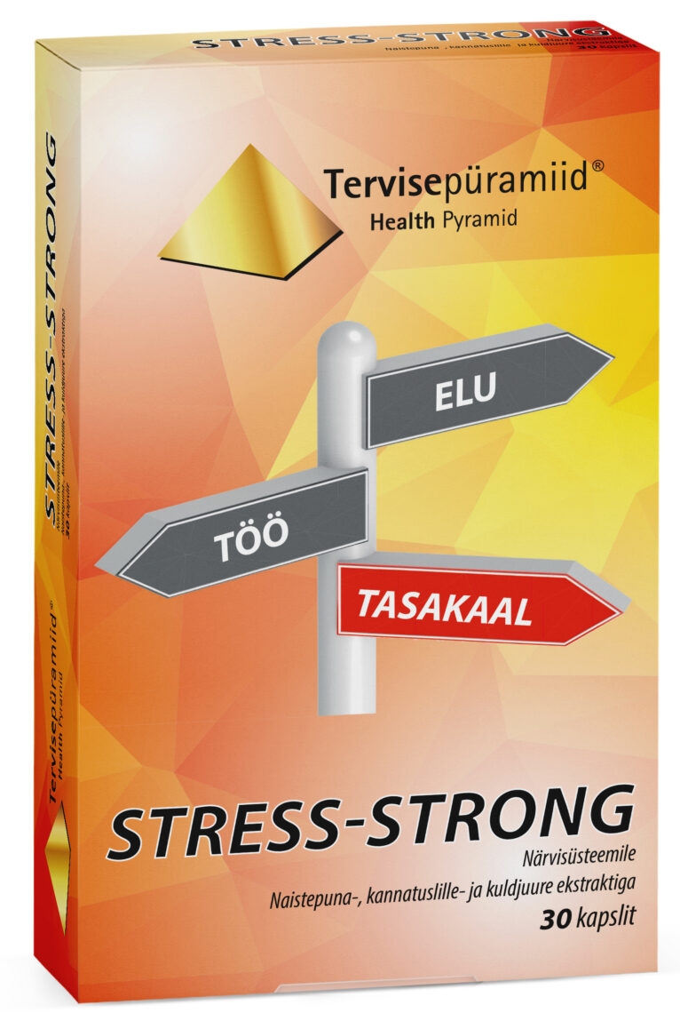 TERVISEPÜRAMIID STRESS-STRONG KAPSLID N30 - Tootepilt 
