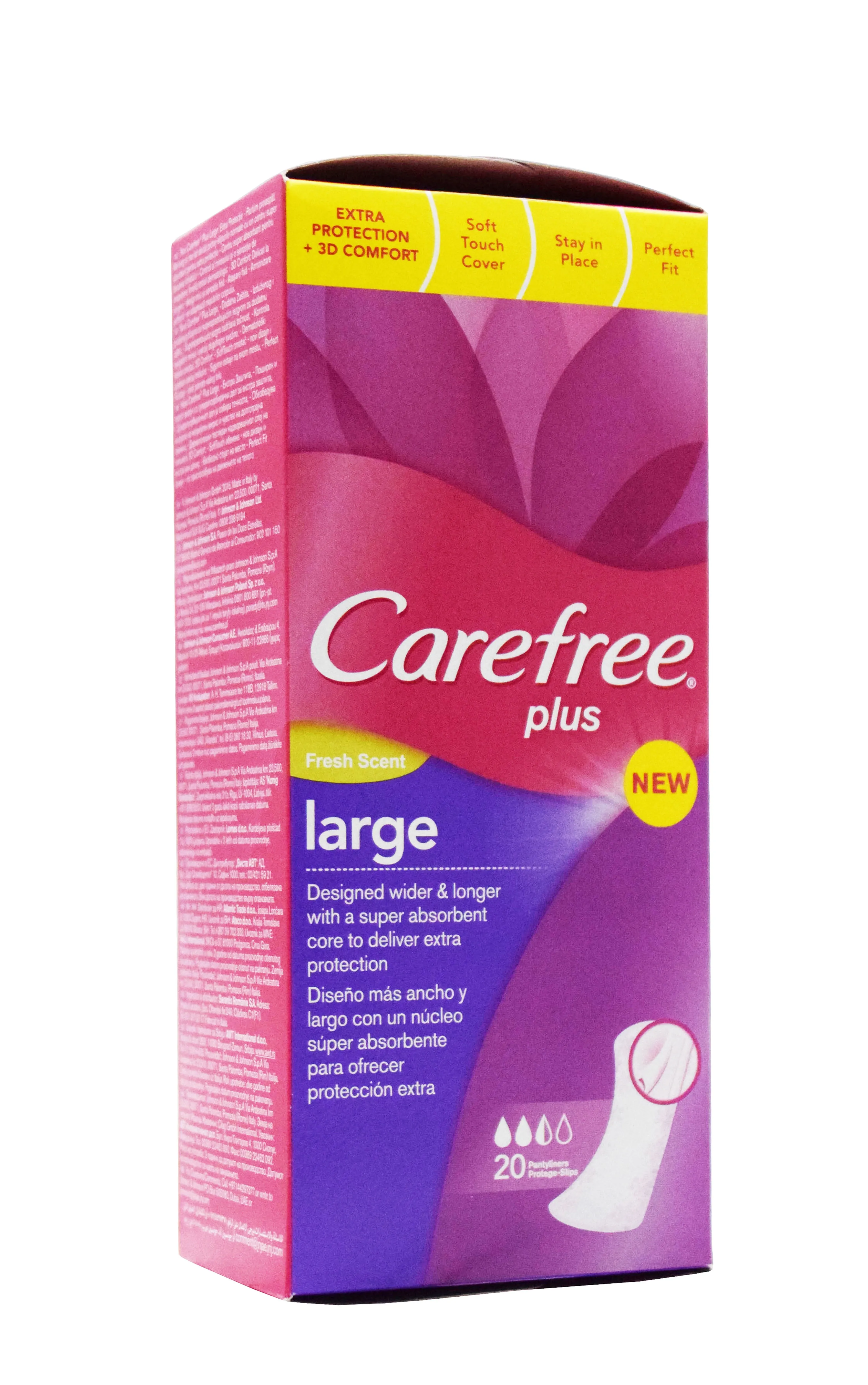 CAREFREE PESUKAITSE LARGE PLUS FRESH N20 - Tootepilt 