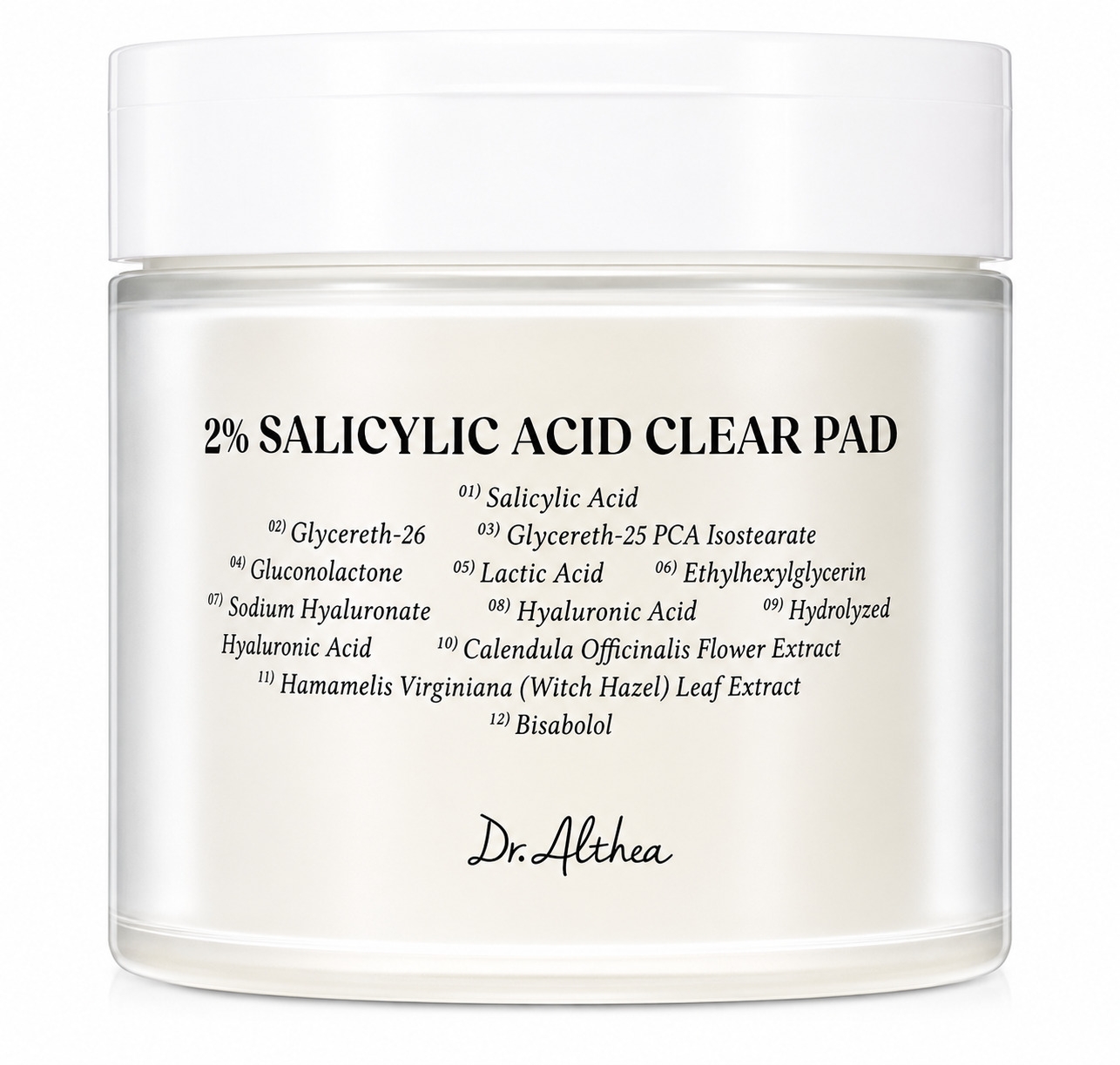 DR. ALTHEA 2% SALICYLIC ACID KOORIVAD NÄOPADJAD 65TK - Tootepilt 