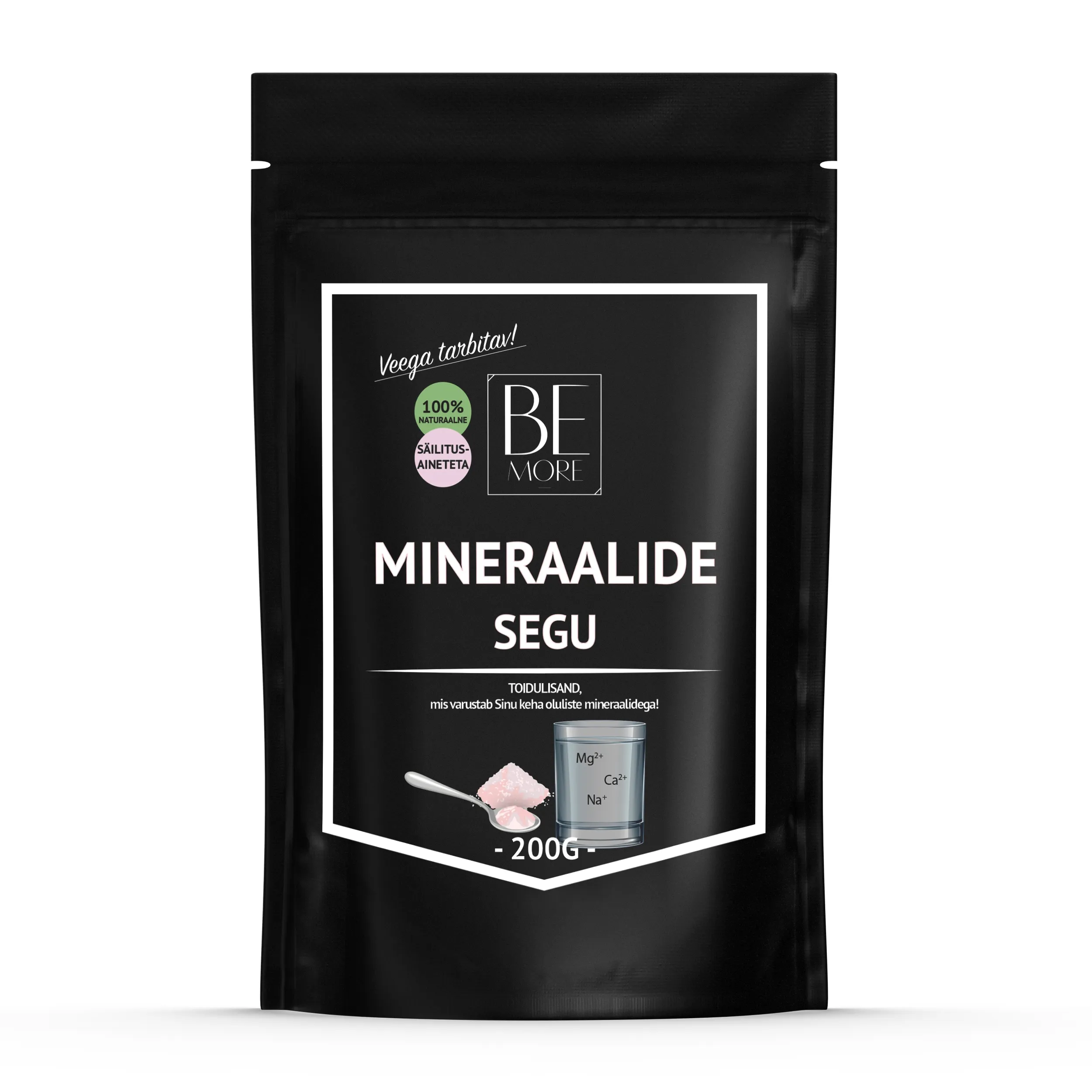 BE MORE MINERAALIDE SEGU PULBER 200G - Tootepilt 