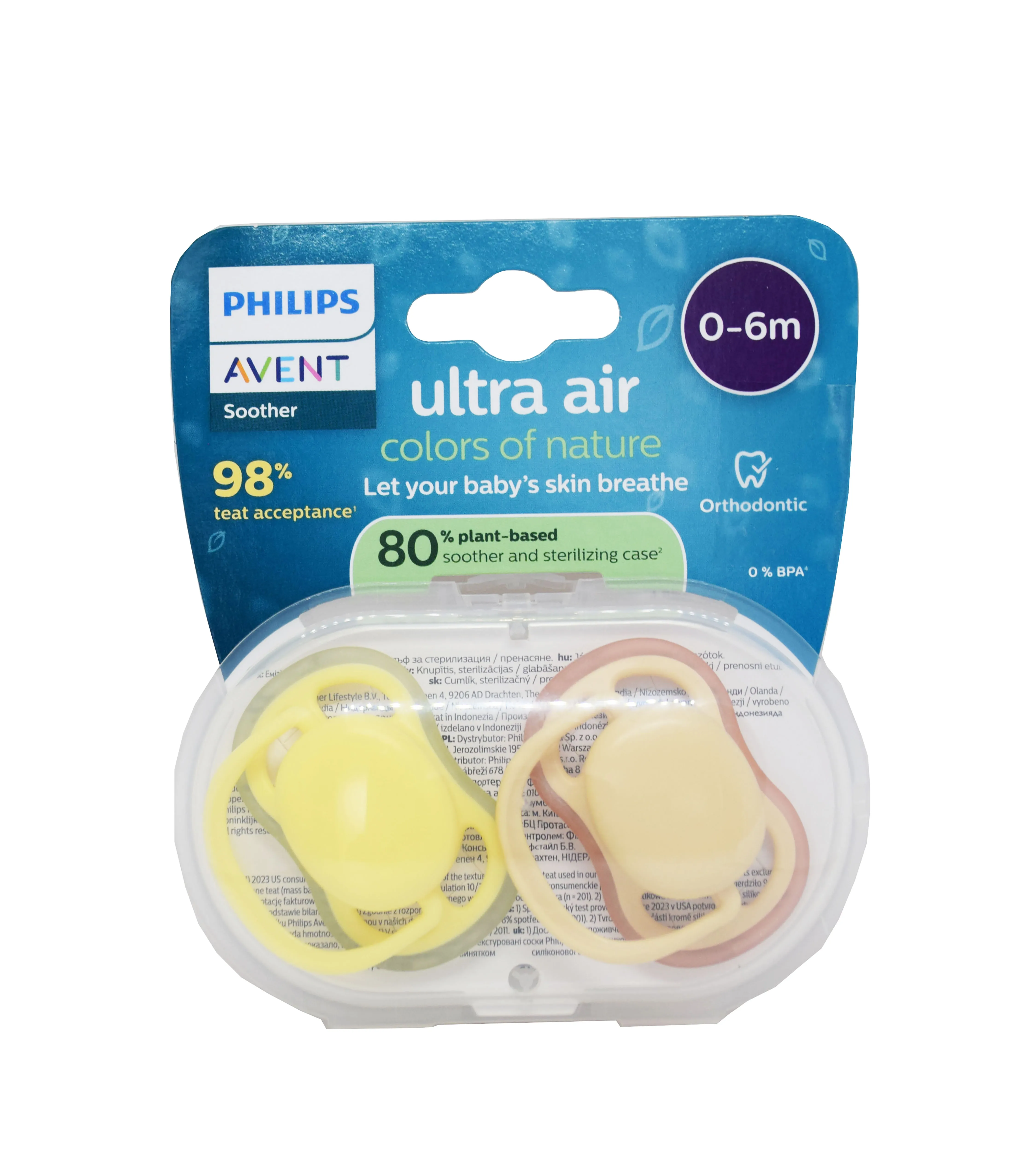AVENT RÕNGASLUTT ULTRA AIR PASTELL 0-6K N2 - Tootepilt 
