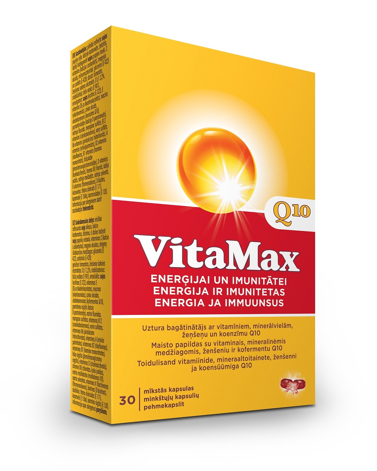 VITAMAX Q10 KAPSLID N30 - Tootepilt 