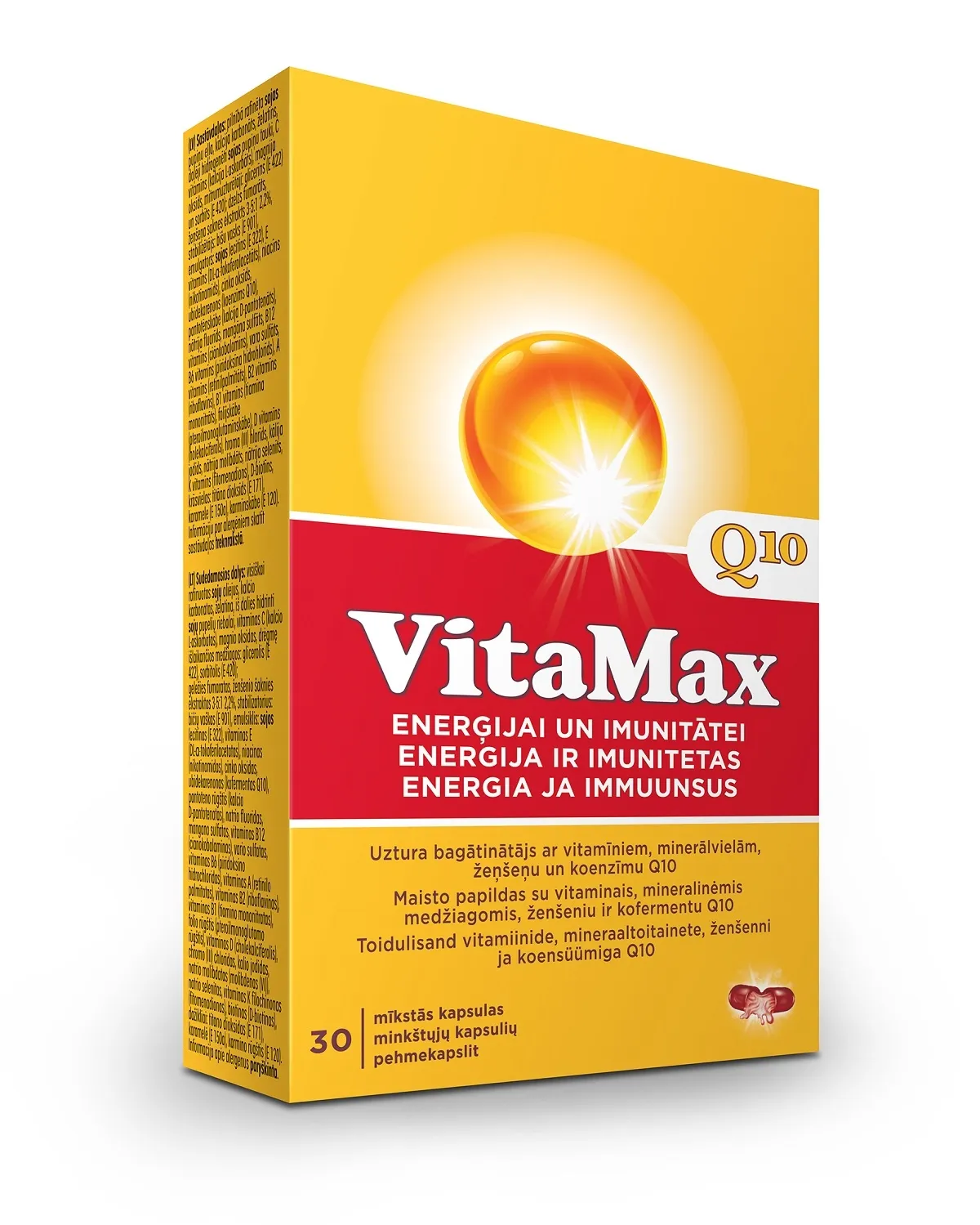 VITAMAX Q10 KAPSLID N30 - Tootepilt 
