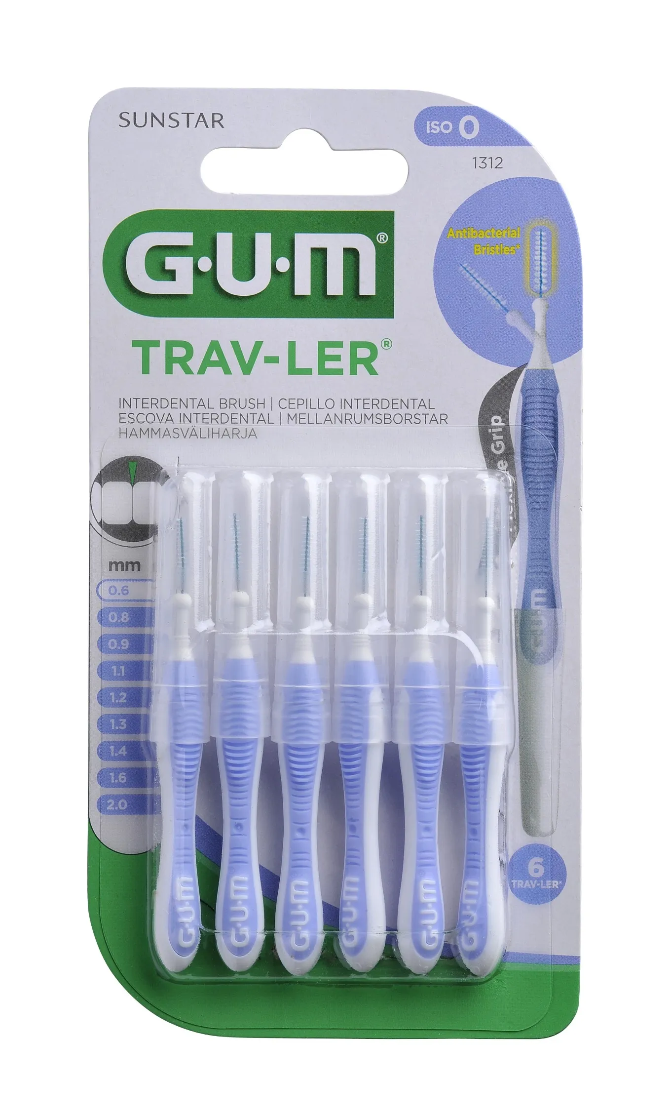 GUM HAMBAVAHEHARI TRAV-LER SILINDER 0,6MM N6 - Tootepilt 