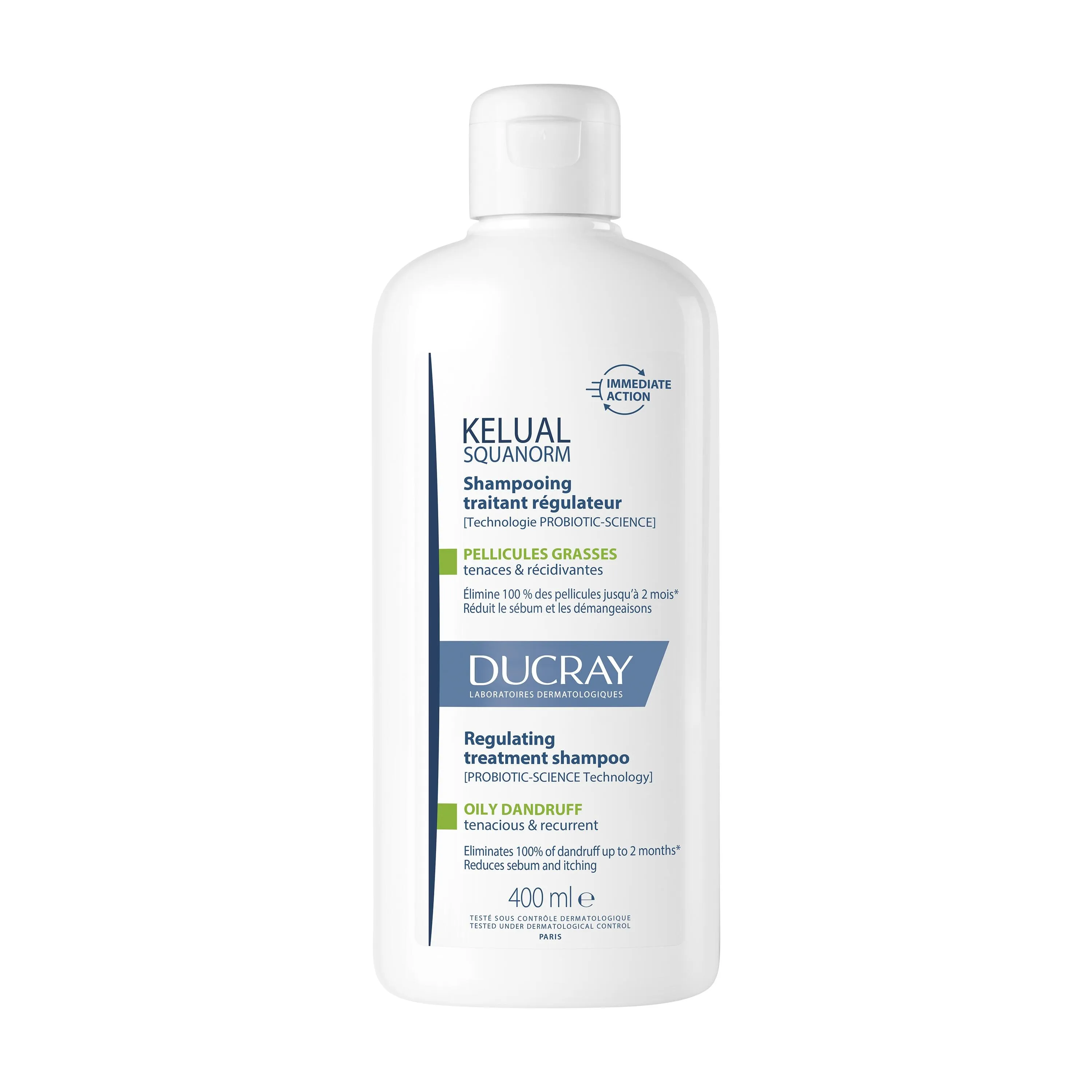 DUCRAY KELUAL SQUANORM SHAMPOON RASUSELE KÕÕMALE 400ML - Tootepilt 