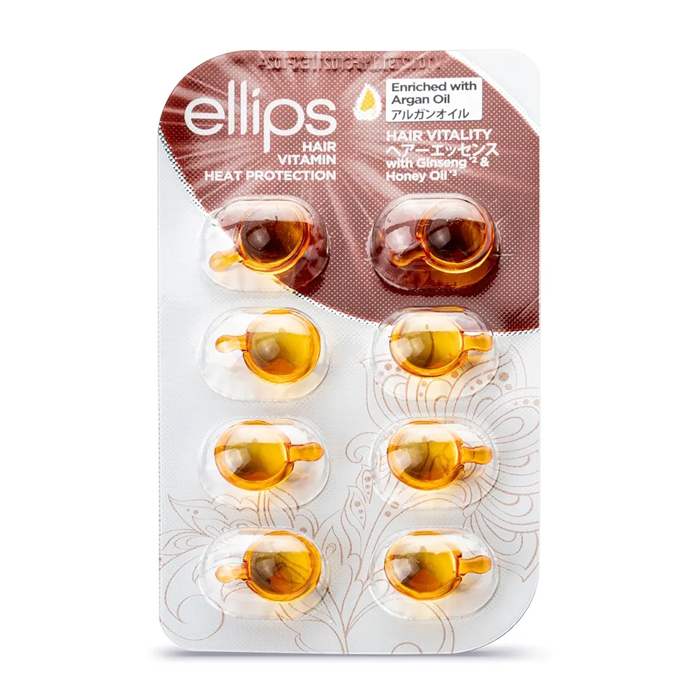 ELLIPS HAIR VITALITY JUUKSEVITAMIINID PEALEMÄÄRITAVAD 1ML N8 - Tootepilt 