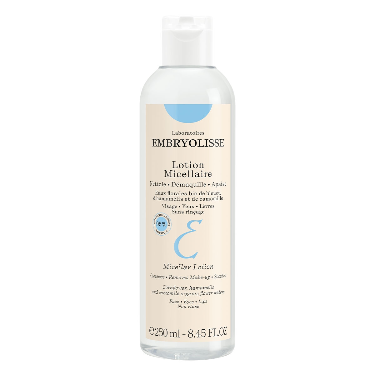EMBRYOLISSE MITSELLAARVESI RAHUSTAV 250ML - Tootepilt 