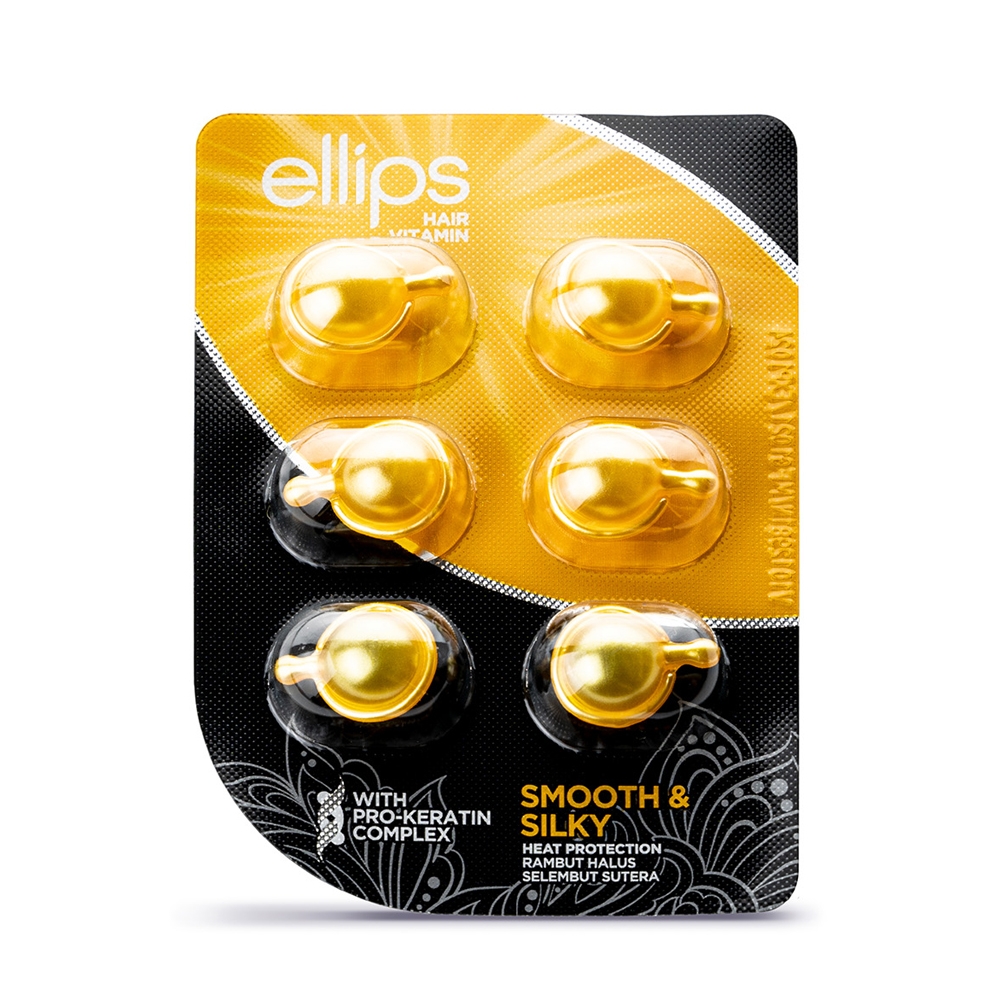 ELLIPS SMOOTH&SILKY JUUKSEVITAMIINID PEALEMÄÄRITAVAD 1ML N6 - Tootepilt 