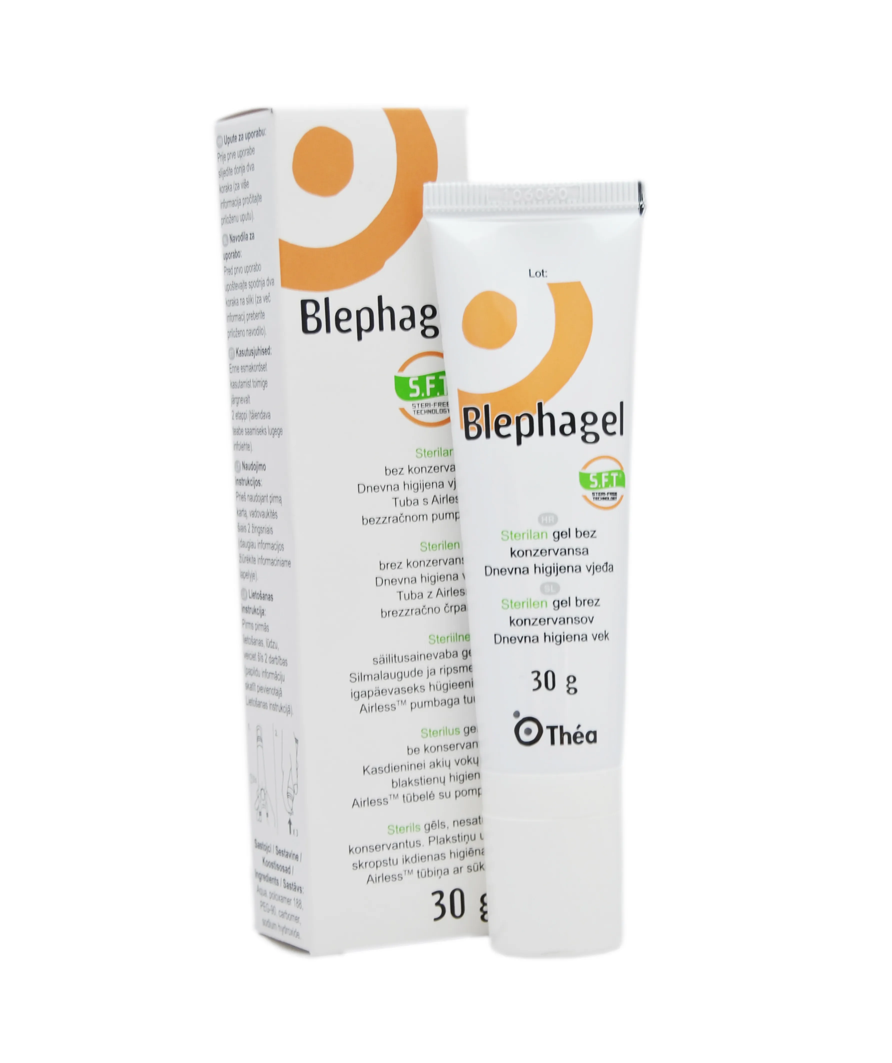 BLEPHAGEL GEEL SILMALAUGUDE HÜGIEENIKS 30G - Tootepilt 