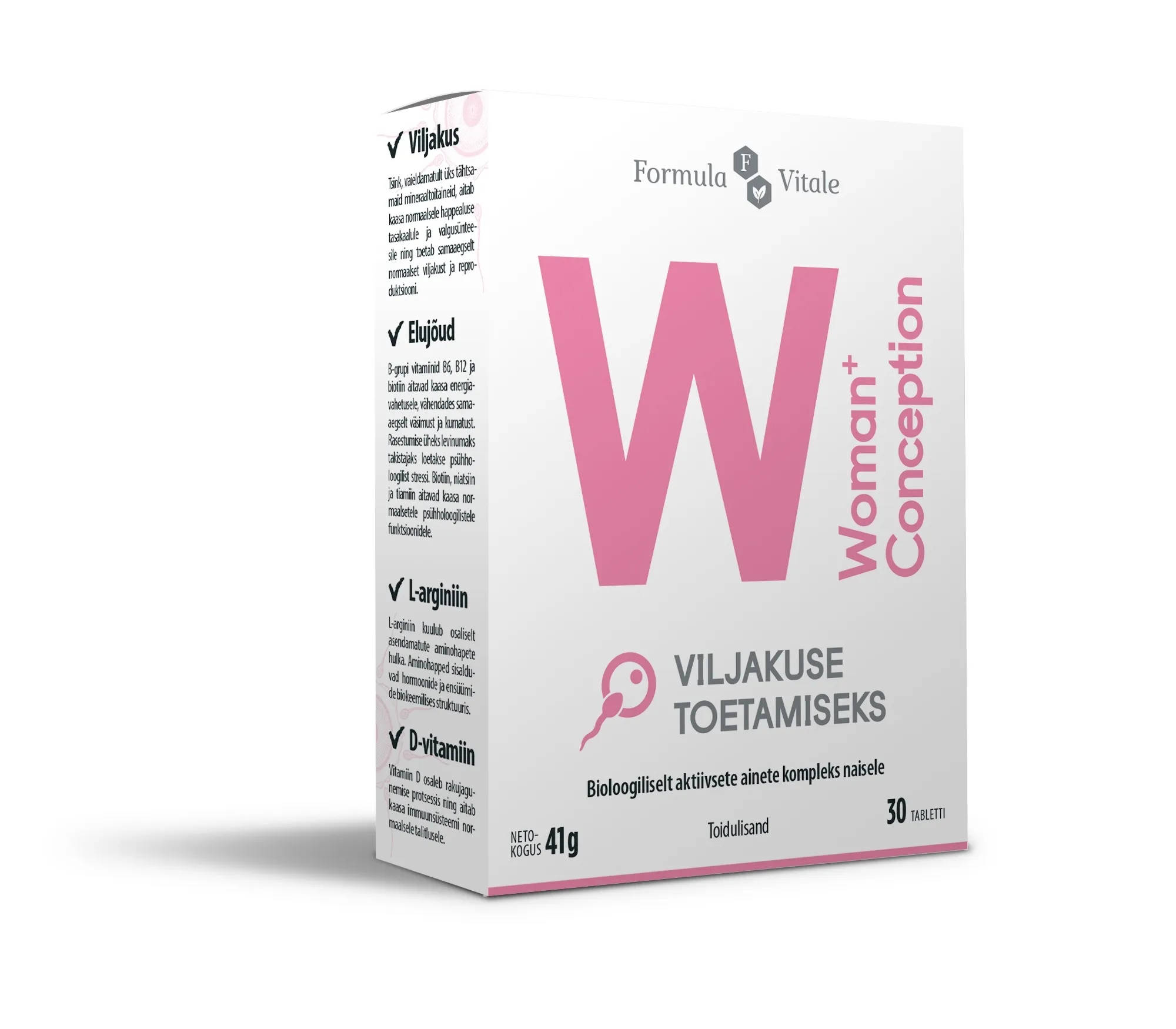 FORMULA VITALE WOMAN+ CONCEPTION TBL N30 - Tootepilt 