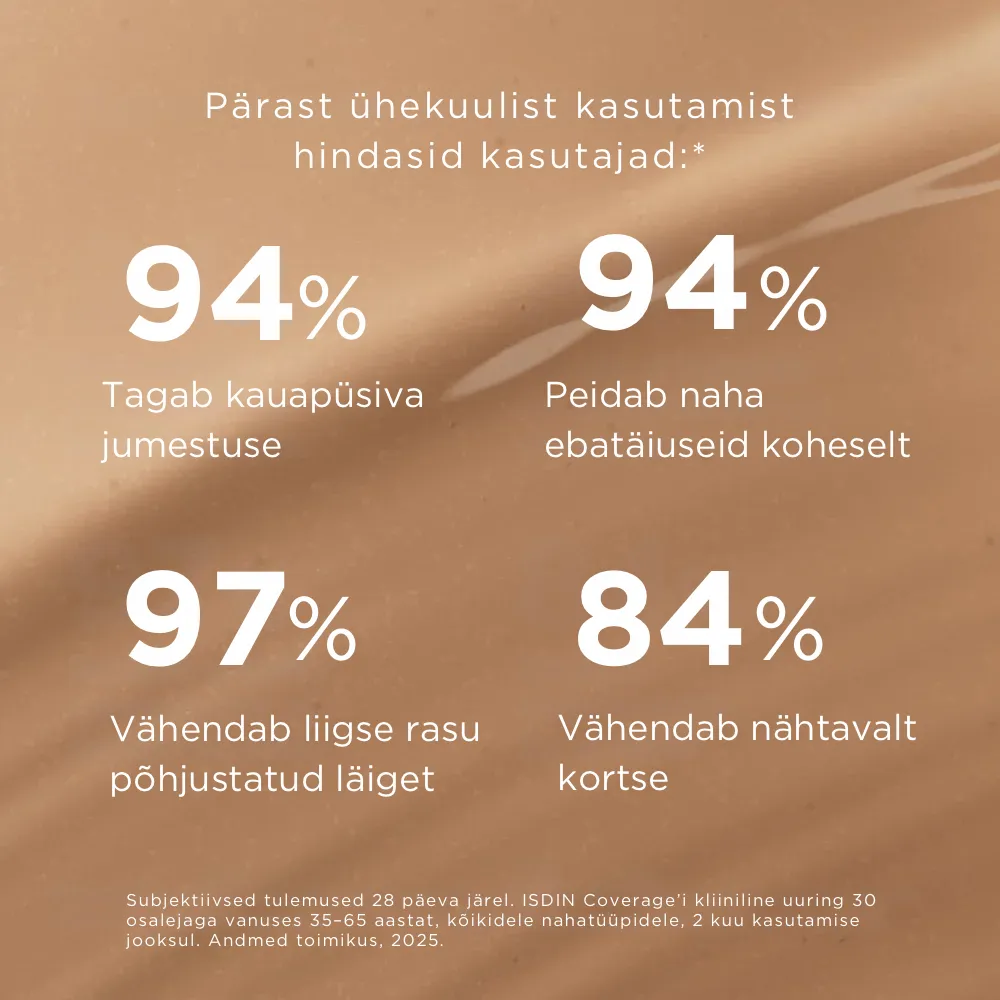 ISDIN JUMESTUSKREEM COVERAGE SPF50+ 30G 4.0 GOLDEN - Tootepilt 6