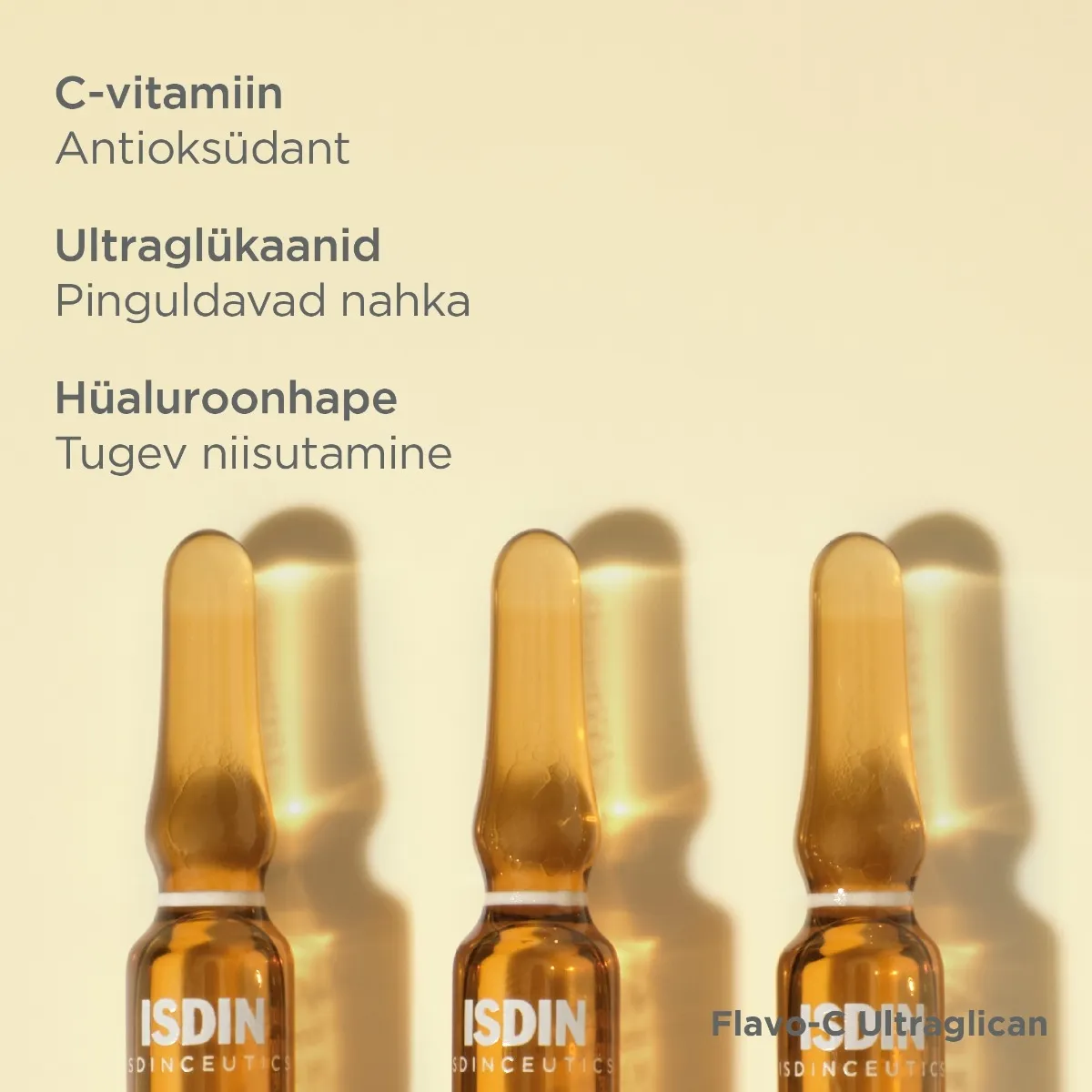 ISDIN FLAVO-C AMPULLID ULTRAGLICAN 2ML N10 - Tootepilt 4