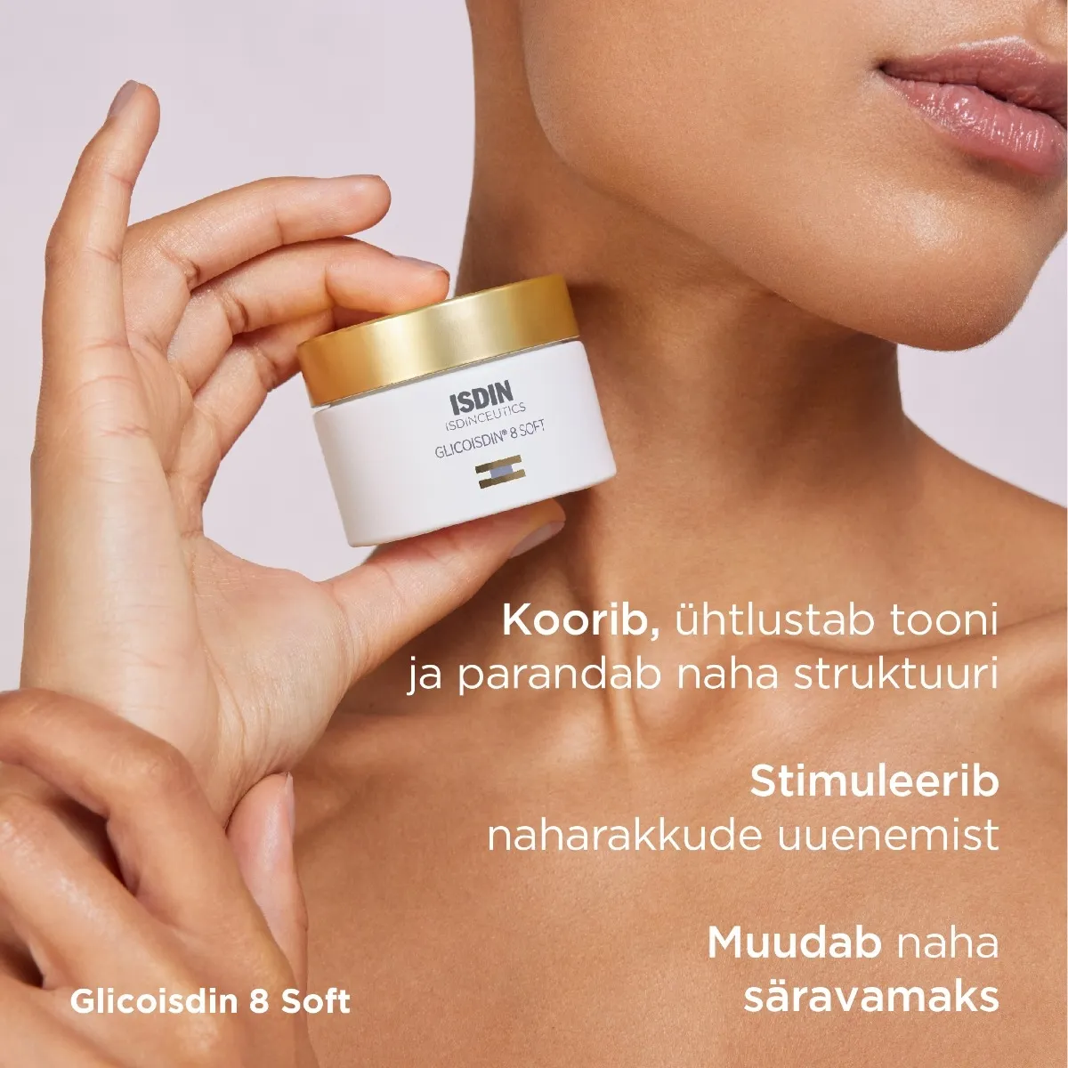 ISDIN GLICOISDIN 8 KOORIV KREEM GLÜKOOLHAPPEGA 50G - Tootepilt 3