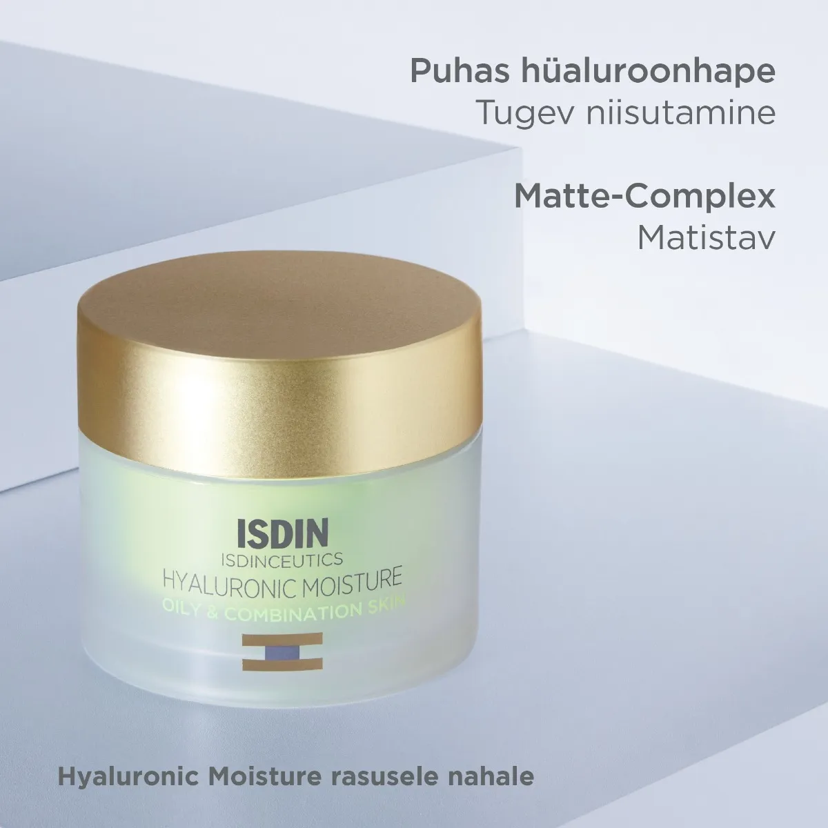 ISDIN NÄOKREEM HÜALUROONHAPPEGA RASUSELE NAHALE 50G - Tootepilt 3