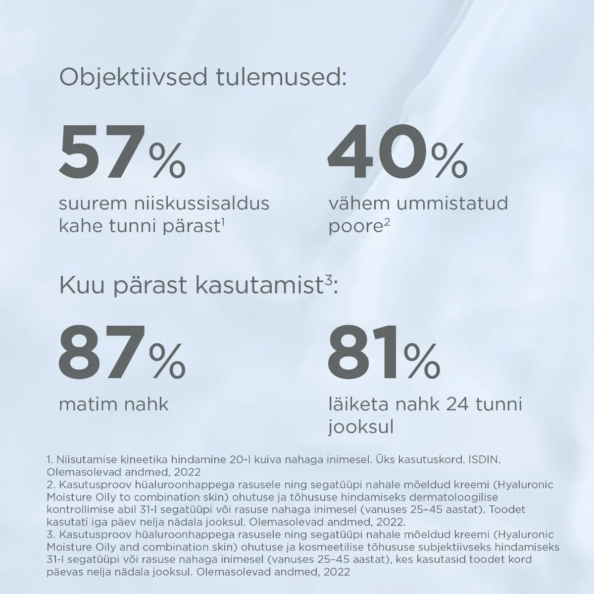 ISDIN NÄOKREEM HÜALUROONHAPPEGA RASUSELE NAHALE 50G - Tootepilt 5