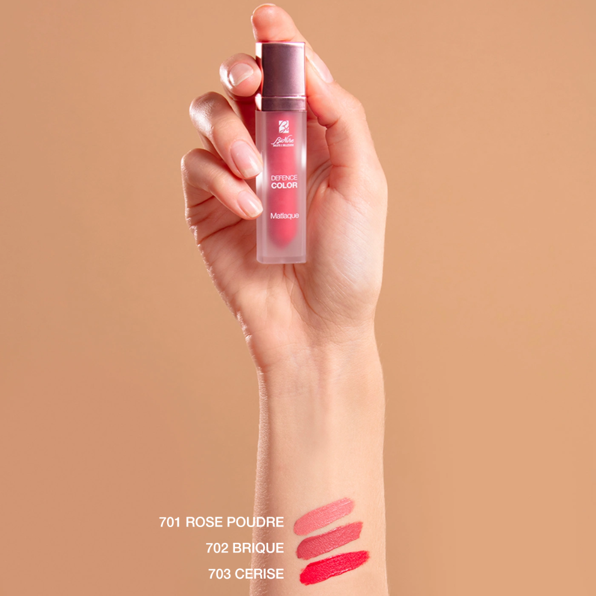 BIONIKE COLOR HUULELAKK MATT 703 CERISE 4,5ML - Tootepilt 2