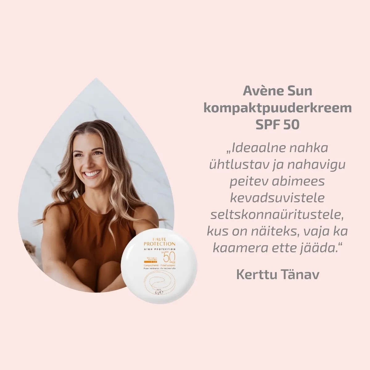 AVENE SUN KOMPAKTPUUDERKREEM SPF50 (BEIGE) 10G - Tootepilt 2