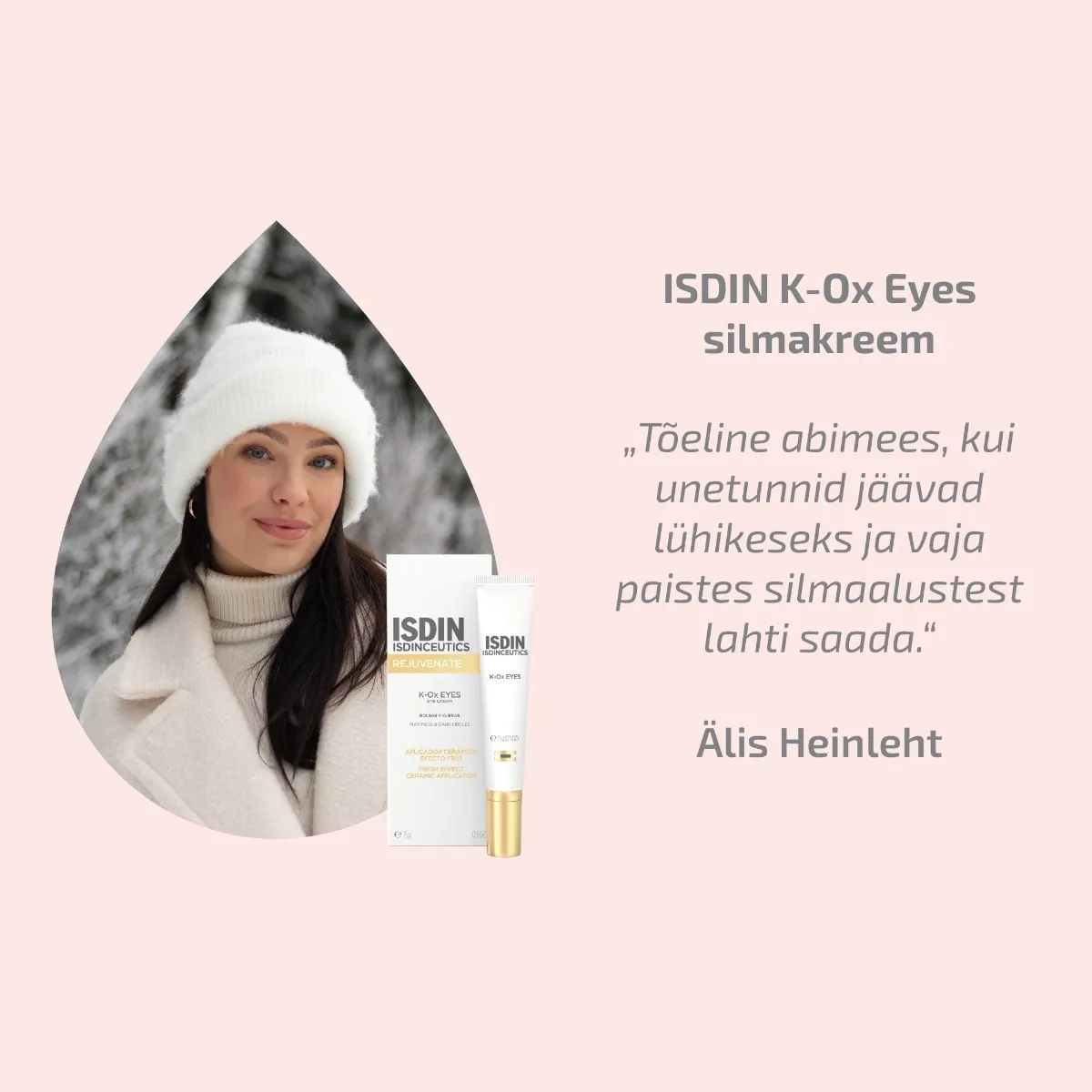 ISDIN SILMAÜMBRUSKREEM TURSEID LEEVENDAV K-OKSIIDIGA 15G - Tootepilt 2