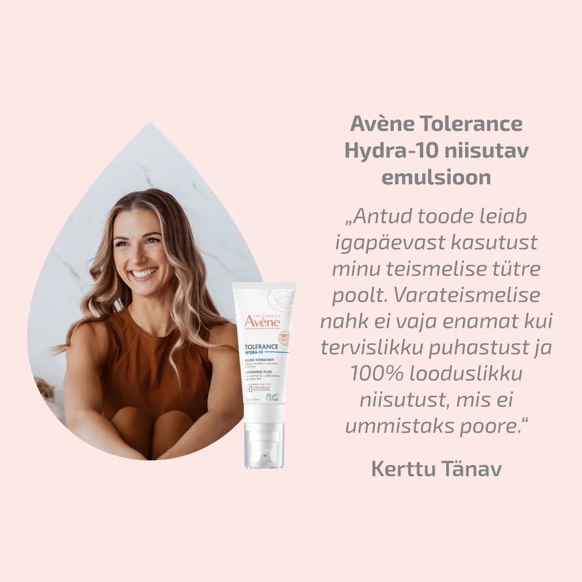 AVENE TOLERANCE HYDRA10 EMULSIOON NIISUTAV 40ML - Tootepilt 2