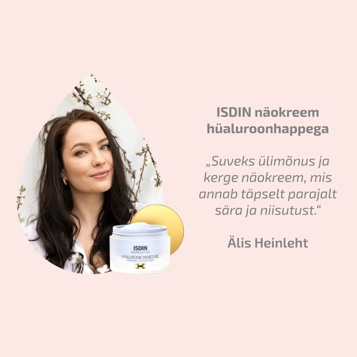 ISDIN NÄOKREEM HÜALUROONHAPPEGA NORMAALSELE JA KUIVALE NAHALE 50G - Tootepilt 2