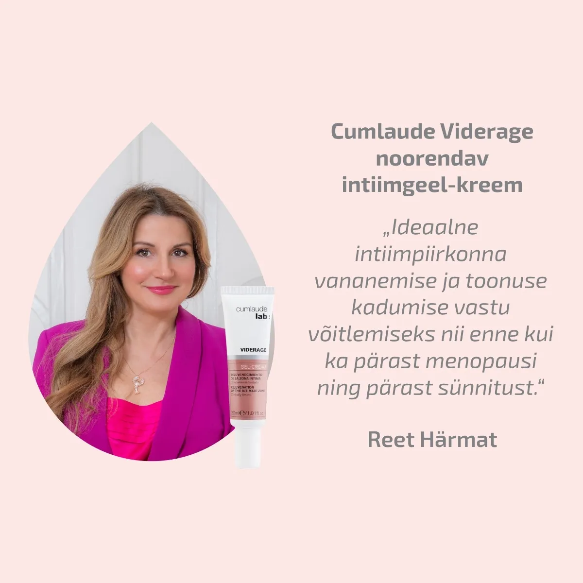 CUMLAUDE VIDERAGE INTIIMGEEL-KREEM NOORENDAV 30ML - Tootepilt 2