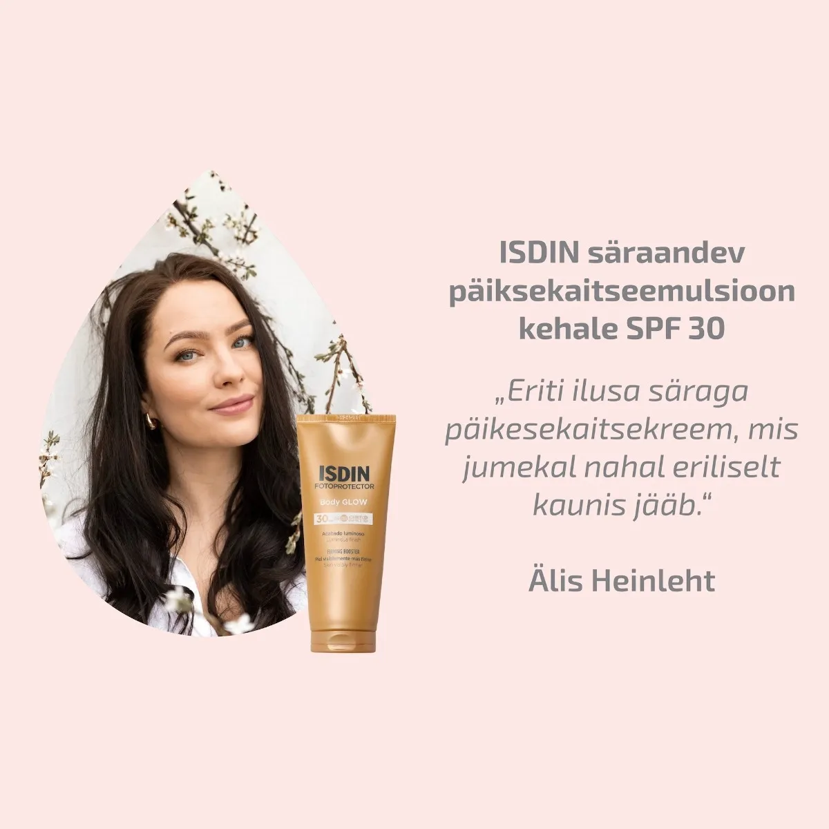ISDIN PÄIKSEKAITSEEMULSIOON SÄRAANDEV KEHALE SPF30 200ML - Tootepilt 2