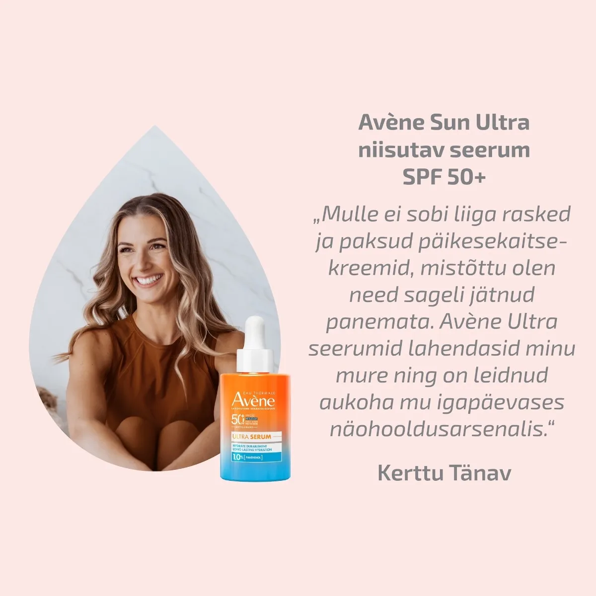 AVENE SUN ULTRA SERUM SPF50+ NIISUTAV 30ML - Tootepilt 2