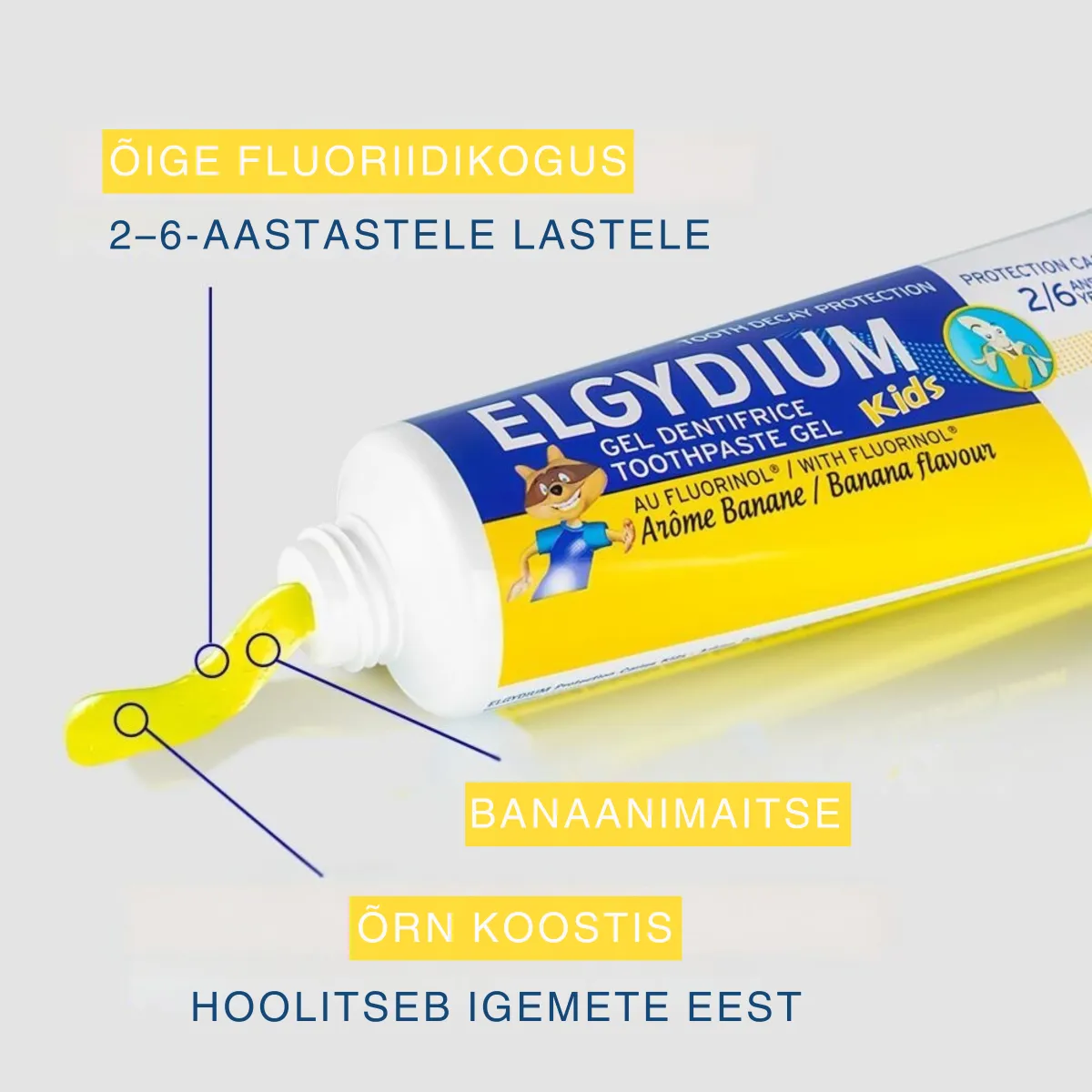 ELGYDIUM HAMBAPASTA KIDS BANANA 50ML - Tootepilt 2