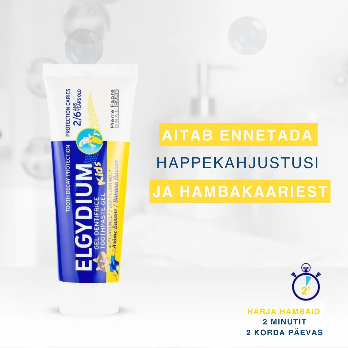 ELGYDIUM HAMBAPASTA KIDS BANANA 50ML - Tootepilt 1