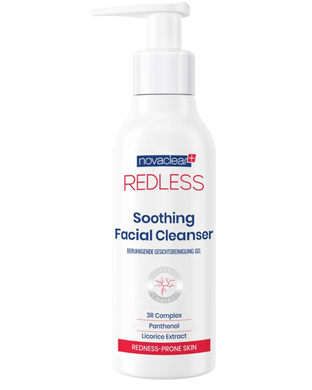 Novacleari Redless punetusevastane näopesuvahend 150 ml